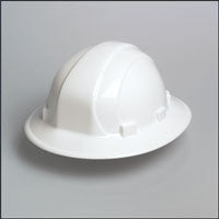 ERB Safety - Omega II - Full Brim Safety Helmet - Ratchet Suspension