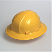 ERB Safety - Omega II - Full Brim Safety Helmet - Ratchet Suspension